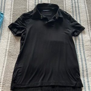 Stone Rose Black Polo